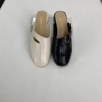 866-5夏季新款时尚金属装饰粗跟包头半拖F