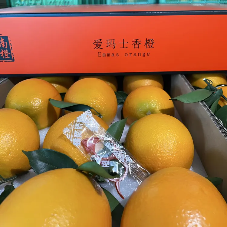 赣南脐橙高档礼盒装当季新鲜水果皮薄多汁产地直发江西赣南橙子