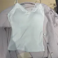 【dd】bm蕾丝边带胸垫吊带女士内搭上衣美背舒适修身显瘦