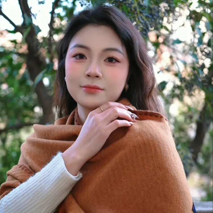 纯色气质珍珠边50%羊毛混纺女秋冬学生围巾加厚保暖大尺寸披肩