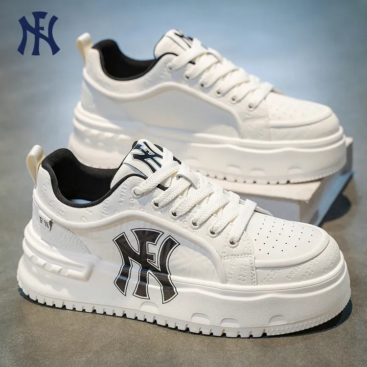 板鞋男士新款夏季透气防臭户外运动鞋厚底防滑耐磨低帮百搭休闲鞋