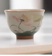 莲花汝窑杯0065029