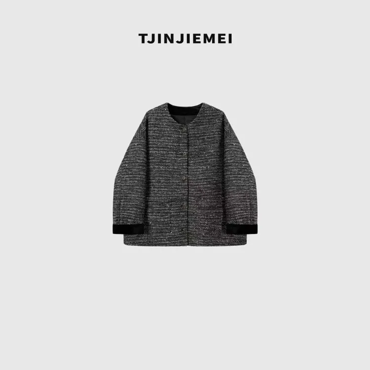 T井姐妹【查理小香】新款设计感羽绒外套YRF2510-TJ541