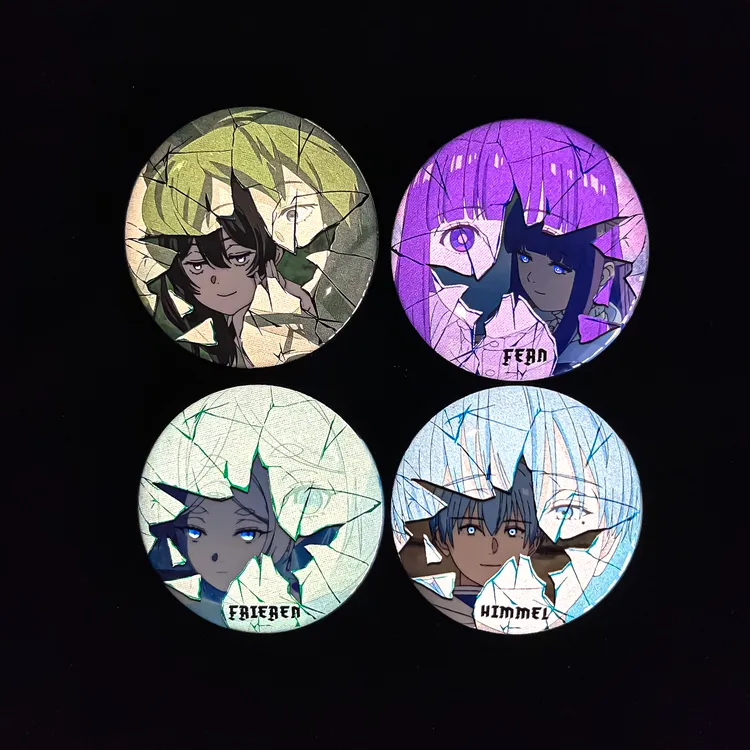 葬送的芙莉莲同人吧唧挂件徽章双闪反光闪光辛美尔周边谷子二次元