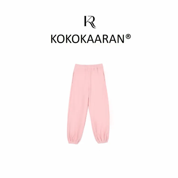 kokokaaran/可可咔伦 “抗冻裤”加绒束腿纯色休闲裤  SH250757