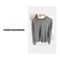 【Tammy&Summer】韩版休闲百搭高级感软糯舒适感长袖T恤上衣56988