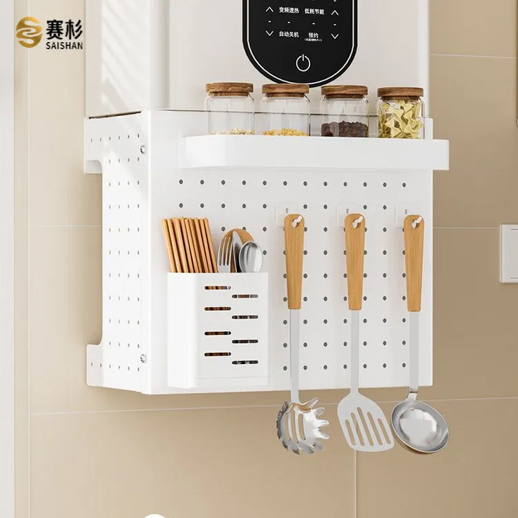 新款燃气热水器装饰盖遮挡罩适用林内厨房天然气管箱洞洞板遮丑