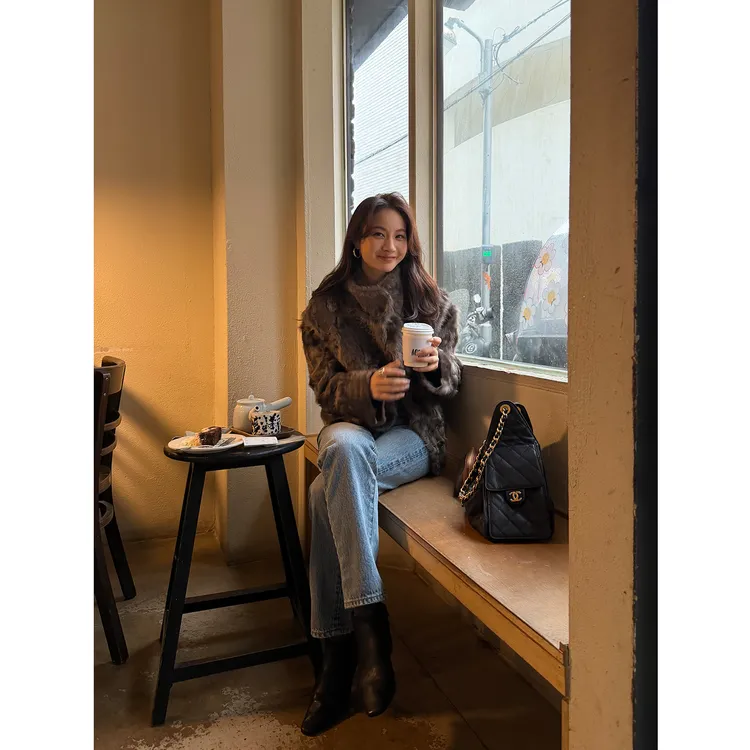 KEEP KAPU靠谱【雍绒华贵】高奢双面穿小湖羊皮毛一体外套KP253735