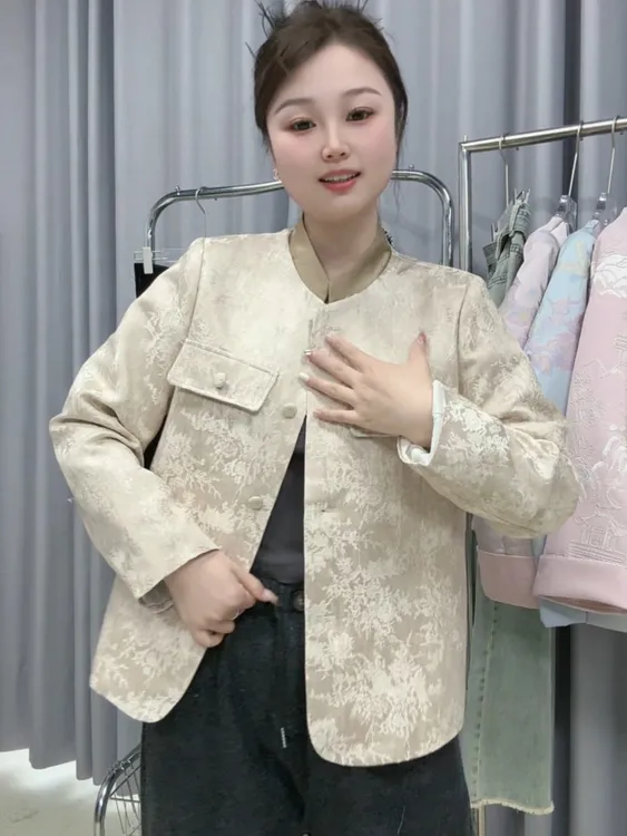 【LIGEIER】提花刺绣小香风外套