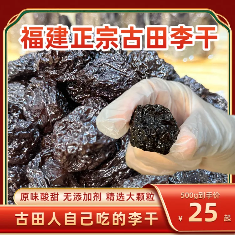 福建古田李干 福建特产原味芙蓉李酸甜解腻健康休闲零食