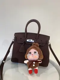 李园家1号店-25-1-带玩偶高级感复古美拉德凯莉包