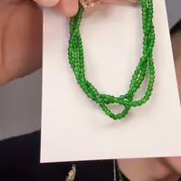 翡翠未镶嵌颈饰一件