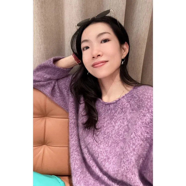 【rumi小店】“薰衣草”25重磅秋冬高克重百搭针织圆领绵羊毛衫7176my