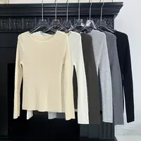 【朵儿studio】早秋叠穿打底针织上衣 A298