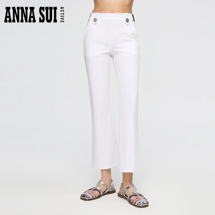 ANNA SUI安娜苏运动 雅致之竞 微喇抗uv50+防晒长裤凉感25239030A