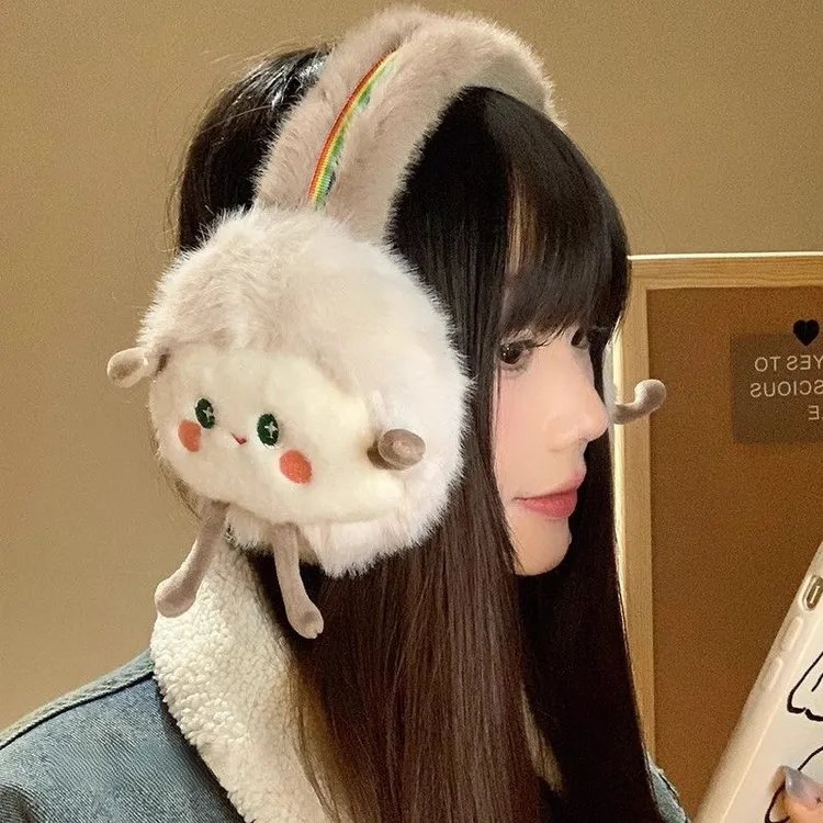 耳罩保暖女冬天可爱学生耳捂冬季护耳朵毛绒防冻可折叠耳包耳套JY