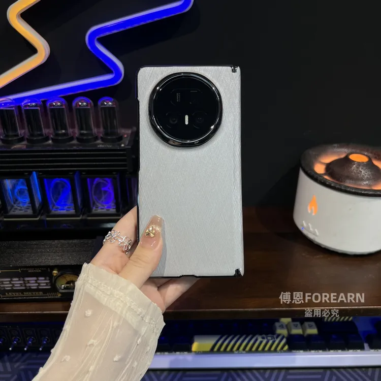 适用于荣耀magicv5手机壳v5折叠屏保护套金丝中轴超薄后壳外全包