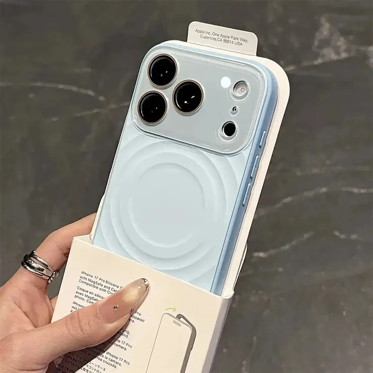 一体按键自带镜头膜波漾磁吸适用苹果17/16promax/15pro手机壳
