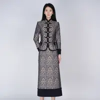 【会员专享】桑蚕丝精致高定气质九子莲套装HCSS051026+HCSS051027