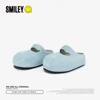 【达人专属】SMILEY笑脸夏季拖鞋女懒人一脚蹬休闲外穿芭蕾穆勒鞋