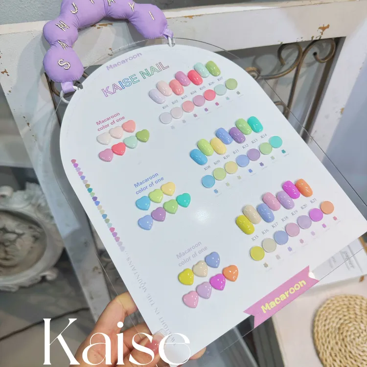 恺舍21色夏日马卡龙网红爆款纯色美甲店拓客显白甲油胶特色小套