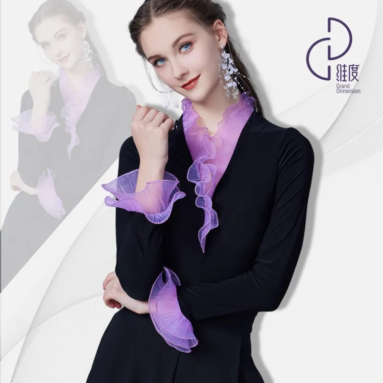 【维度舞服】Y520新品女士上衣摩登舞蹈服