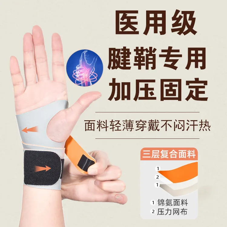 医用腱鞘炎护腕手腕扭伤劳损鼠标手男女专用羽毛球护腕保护带