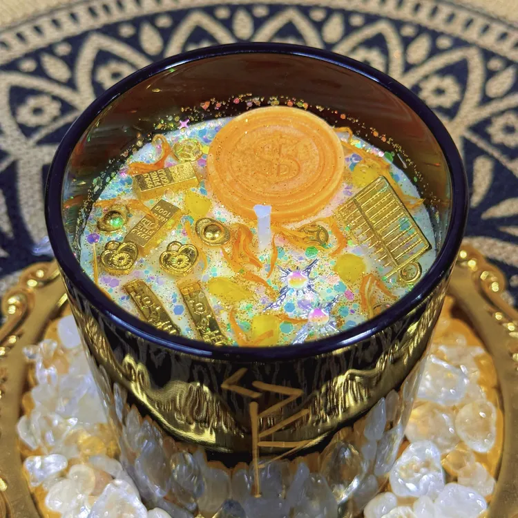 星辰能量STAR 金钱雨3.0【巅峰之选】许愿显化冥想香薰蜡烛 280g