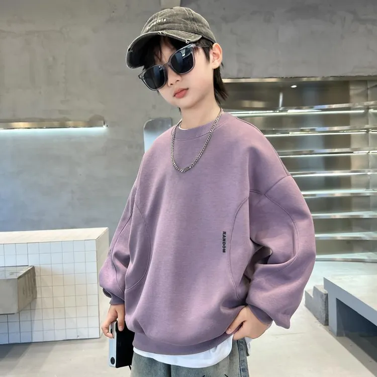 男童秋装卫衣2025新款潮儿童衣服春秋款炸街男孩打底上衣秋季痞帅