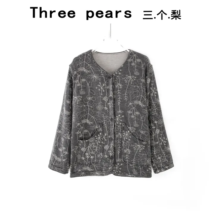 秋冬新款女士羊毛夹层棉服AA6008