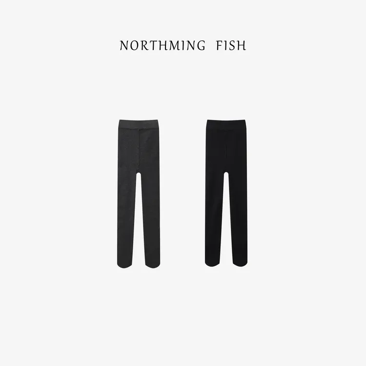 NorthMing fish「柔雾澄心」基础好穿 休闲显瘦锁温保暖羊绒连裤袜