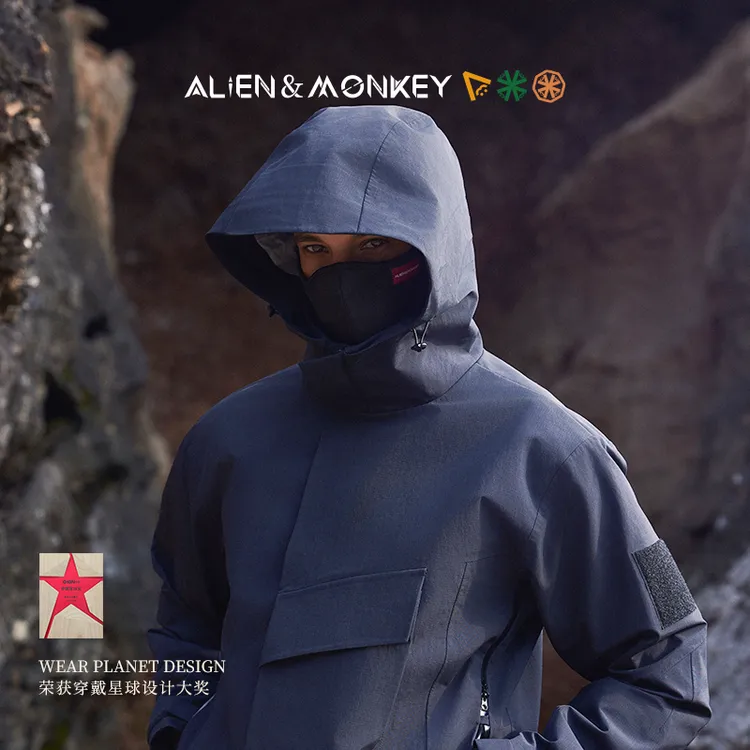 Alien&Monkey3L全地形硬壳机能冲锋衣防风防水户外徒步登山服男女