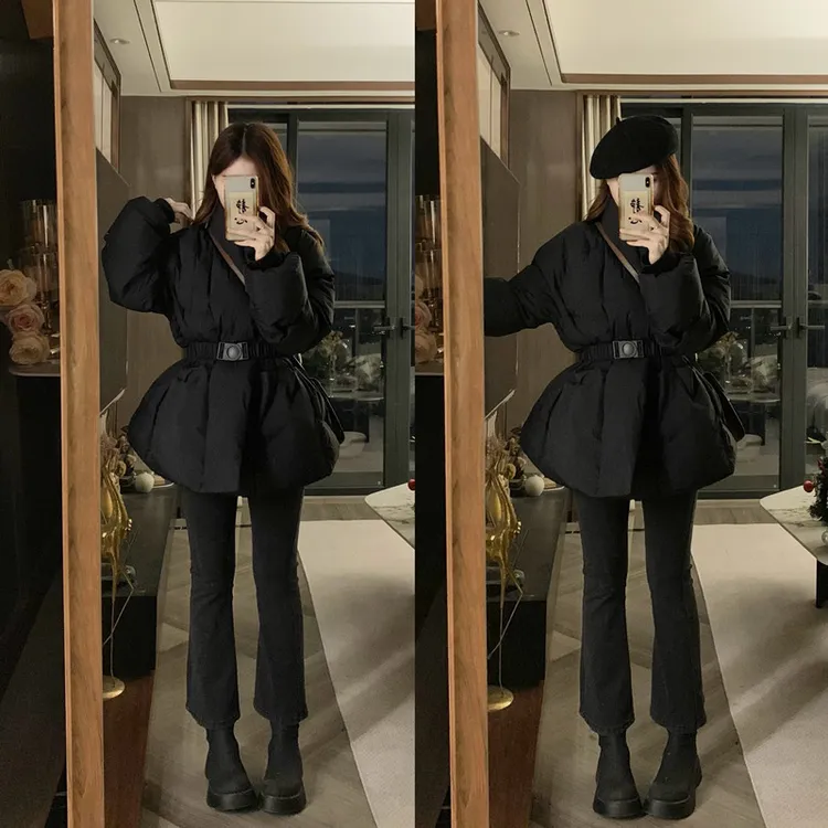 2025秋冬新款微胖MM大码今年流行爆款高级感超好看棉服冬季女洋气