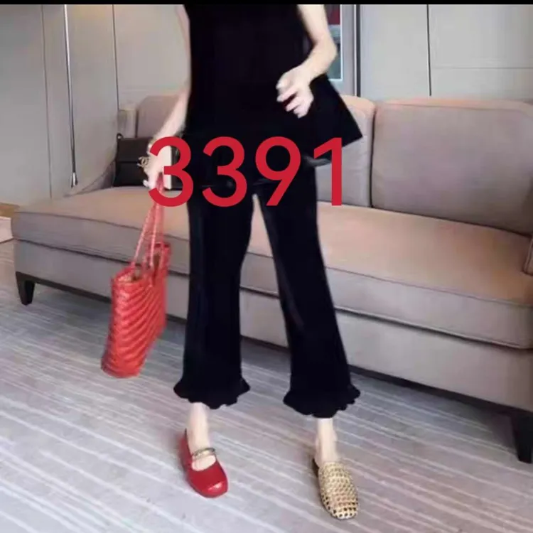 丝绒飞子裤3391HJZDQ