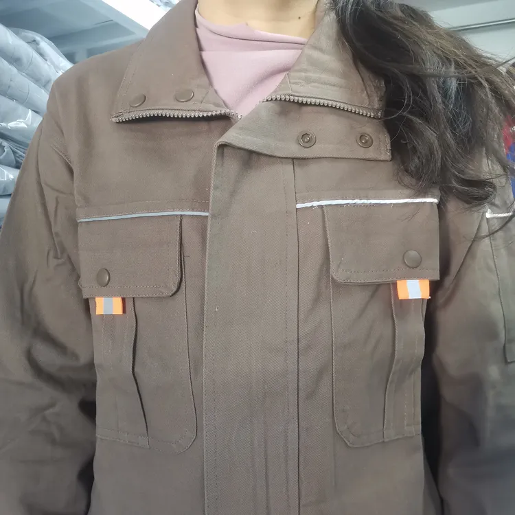 套装春秋冬款立领纯棉工地焊工汽修耐磨耐脏耐烫劳保服工装订制