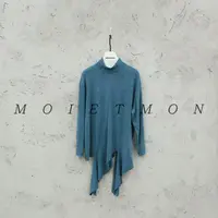 Moi et mon冬季新款小众设计师款T恤打底休闲百搭下摆不规则打底