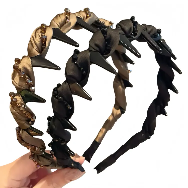 【缎光絮语】原创设计宫廷手工百搭发卡洗脸头箍头饰高级网红FJ15