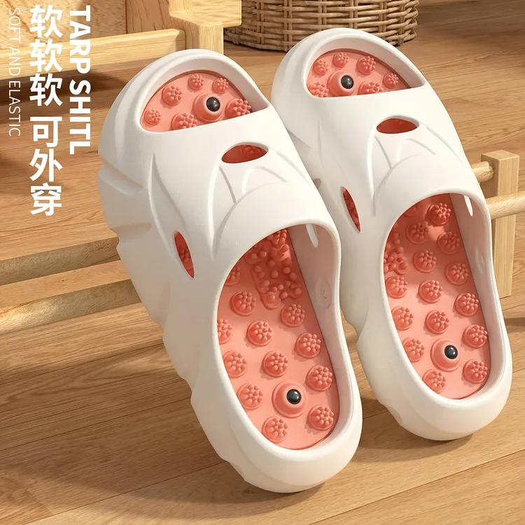 指压板拖鞋男女款户外家居防滑凉拖夏季运动休闲外穿按摩拖鞋商品图