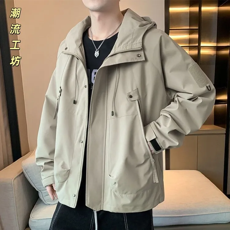 海澜之家运动【秋季新品】秋冬季新款褂子运动风衣夹克男女款冲锋衣