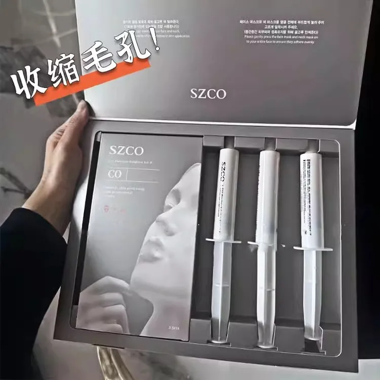 2.0版韩国正版SZCO丹宜诗白瓷娃娃碳酸炮面膜院线抗氧脸部2盒价