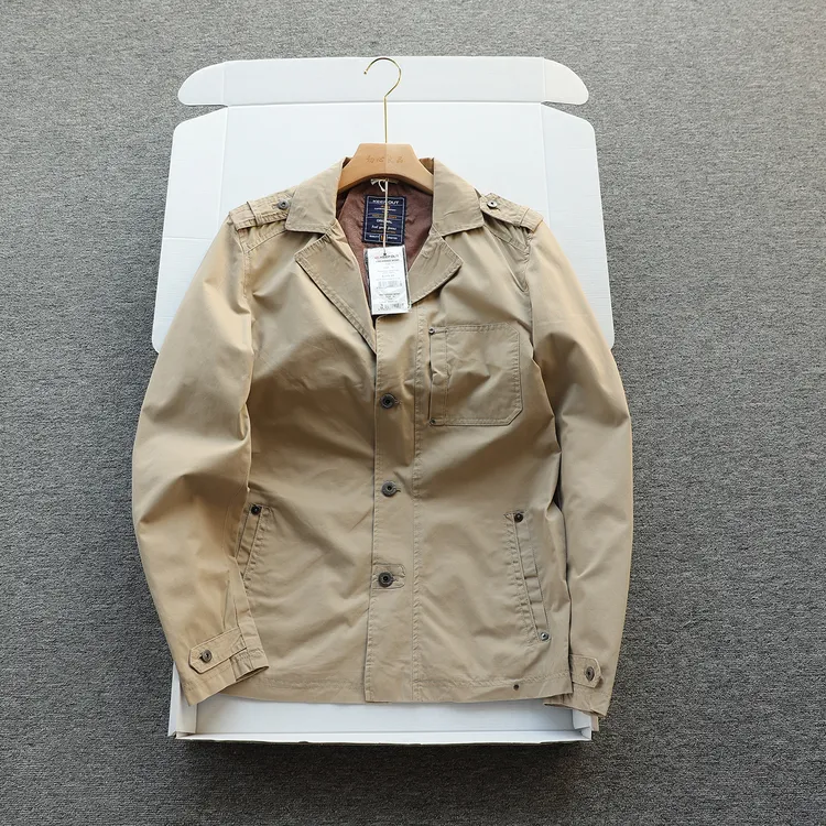 土耳其 户外男士水洗全棉 猎装夹克外套 品质超好