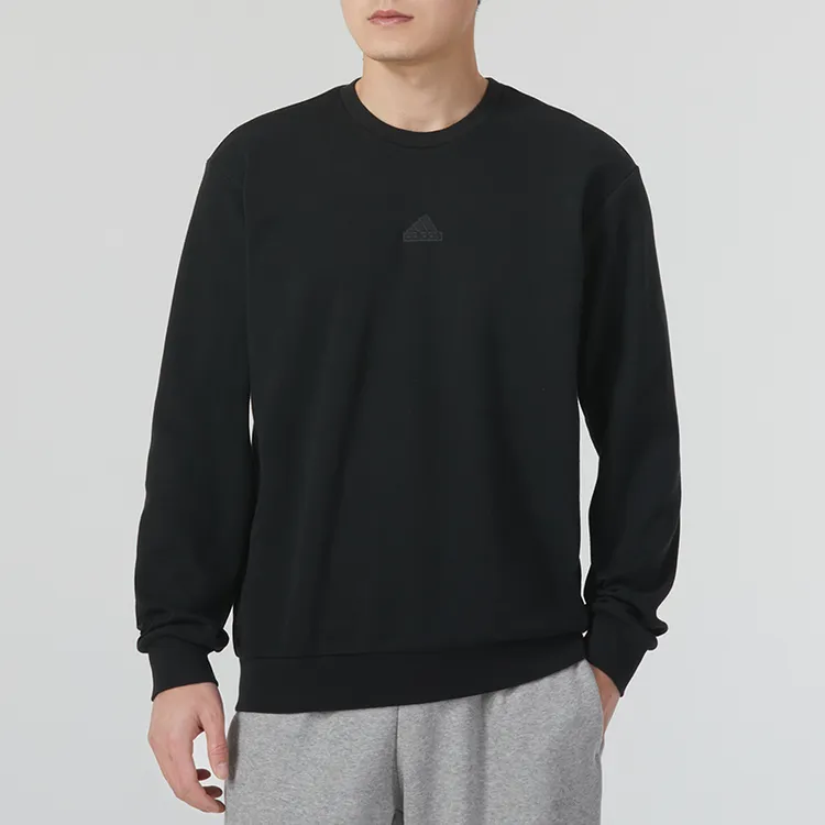 正品阿迪达斯卫衣男装2024春季新款运动圆领长袖打底套头衫IP4960