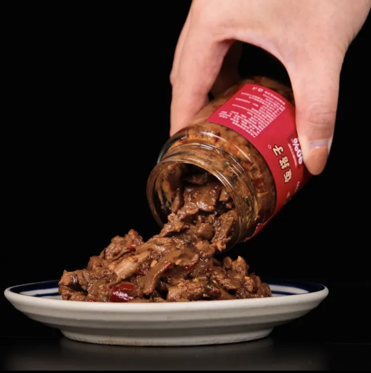 酱烧杏鲍菇下饭拌面酱拌饭酱下饭酱