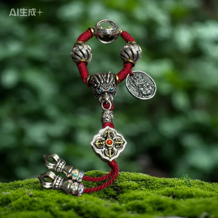 龙头三通套装适用13以下尺寸猴头金刚星月菩提108串豪华配饰套装