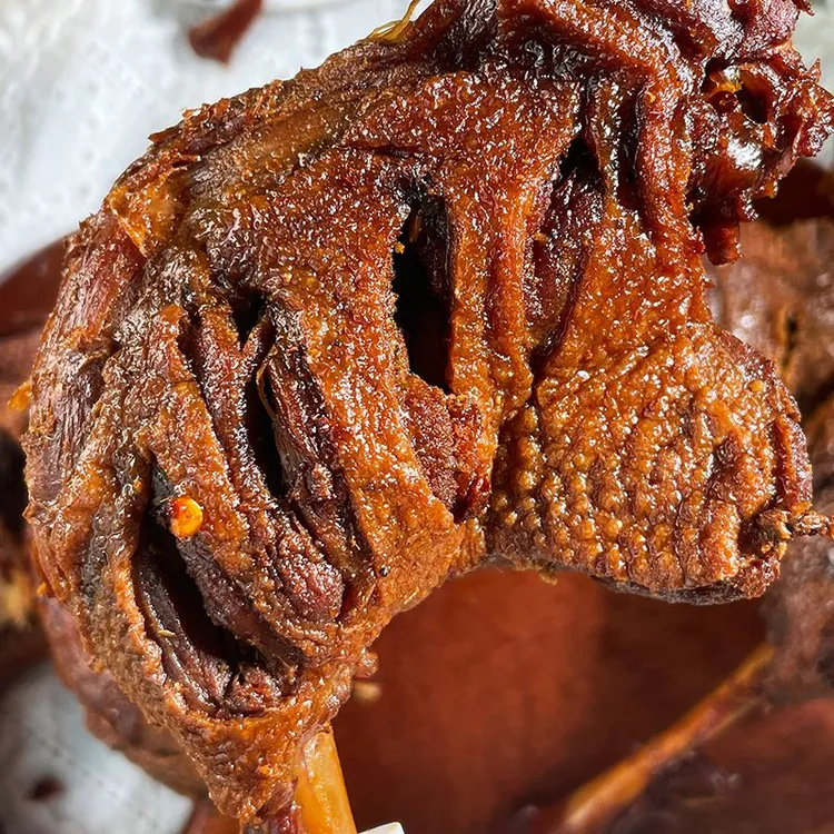 【氮气锁鲜 风干大鸭腿】香辣烧烤味大鸭腿开袋即食追剧下酒零食