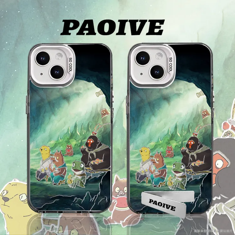 浪浪山小妖怪适用苹果华为vivoiPhone小米三星防摔彩银手机壳