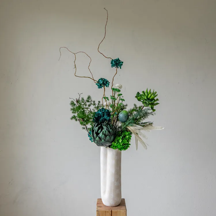 【高山流水】高级家居永生花摆件