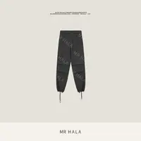 MRHALA 焕霆古法砂洗新疆棉多口袋系带机能休闲长裤女LK55195