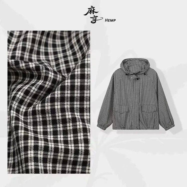 帽衫【远行·格纹帽衫】立体裁剪设计超好版型小格子冲锋衣FSY51009