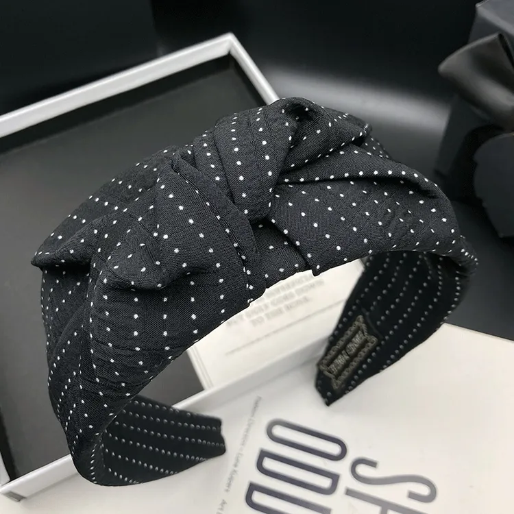 发卡发箍女2025流行款暗黑色经典时髦新款发束饰宽边束发洁面箍